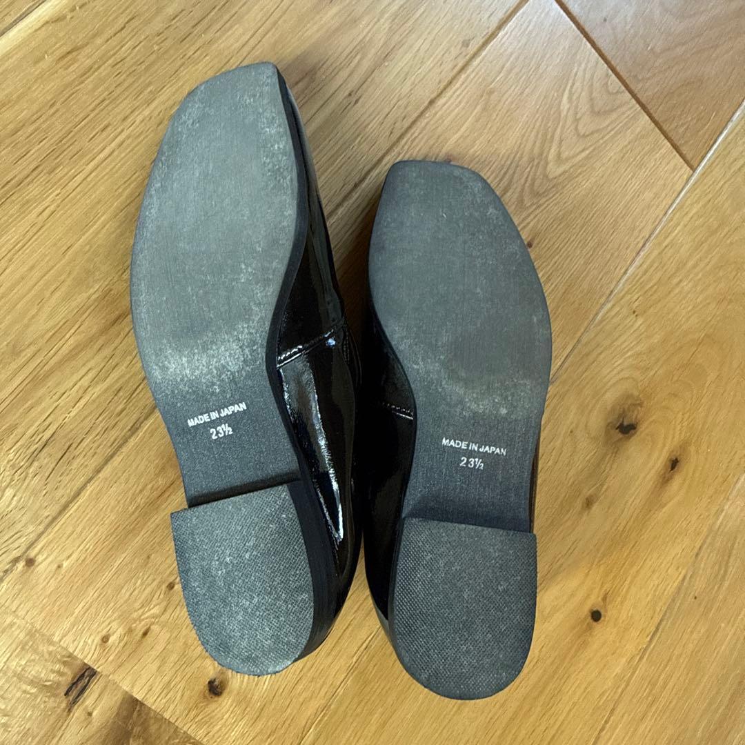 ourさっと履けて脱げにくい、エナメルスリッポン