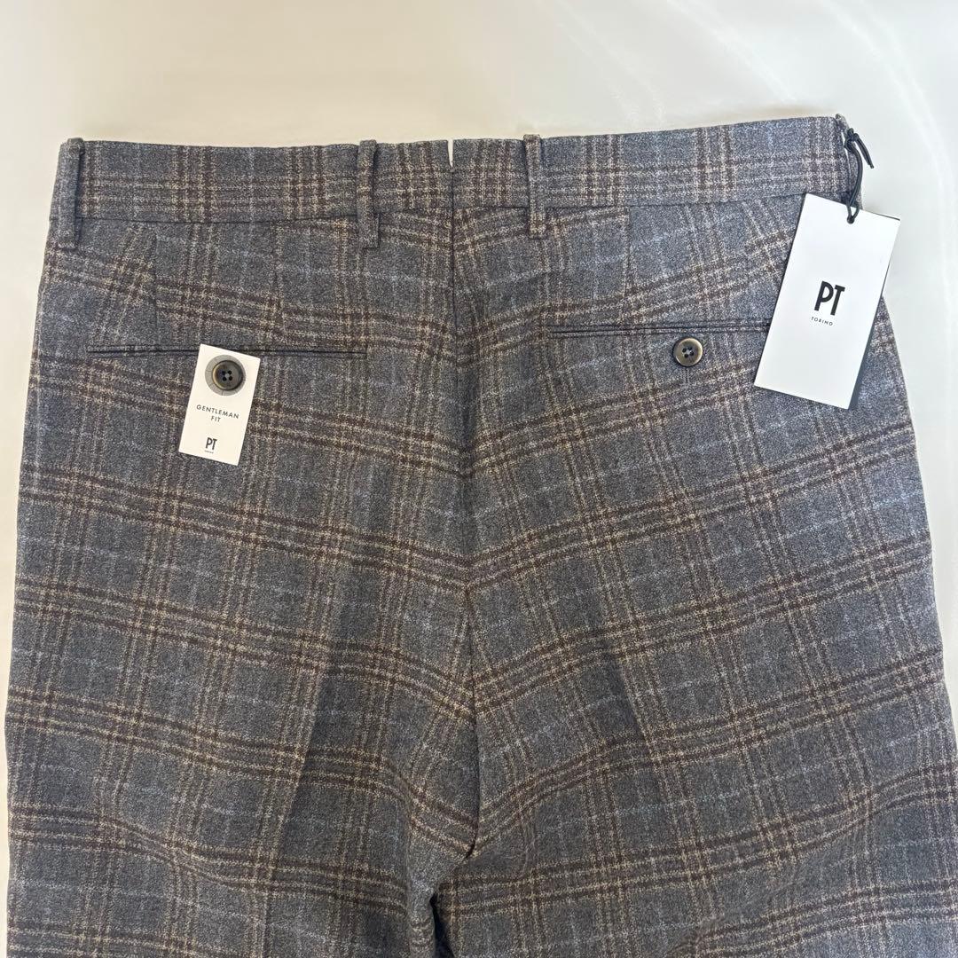 新品未使用 PT TORINO ピーティートリノ ウール パンツ スラックス46