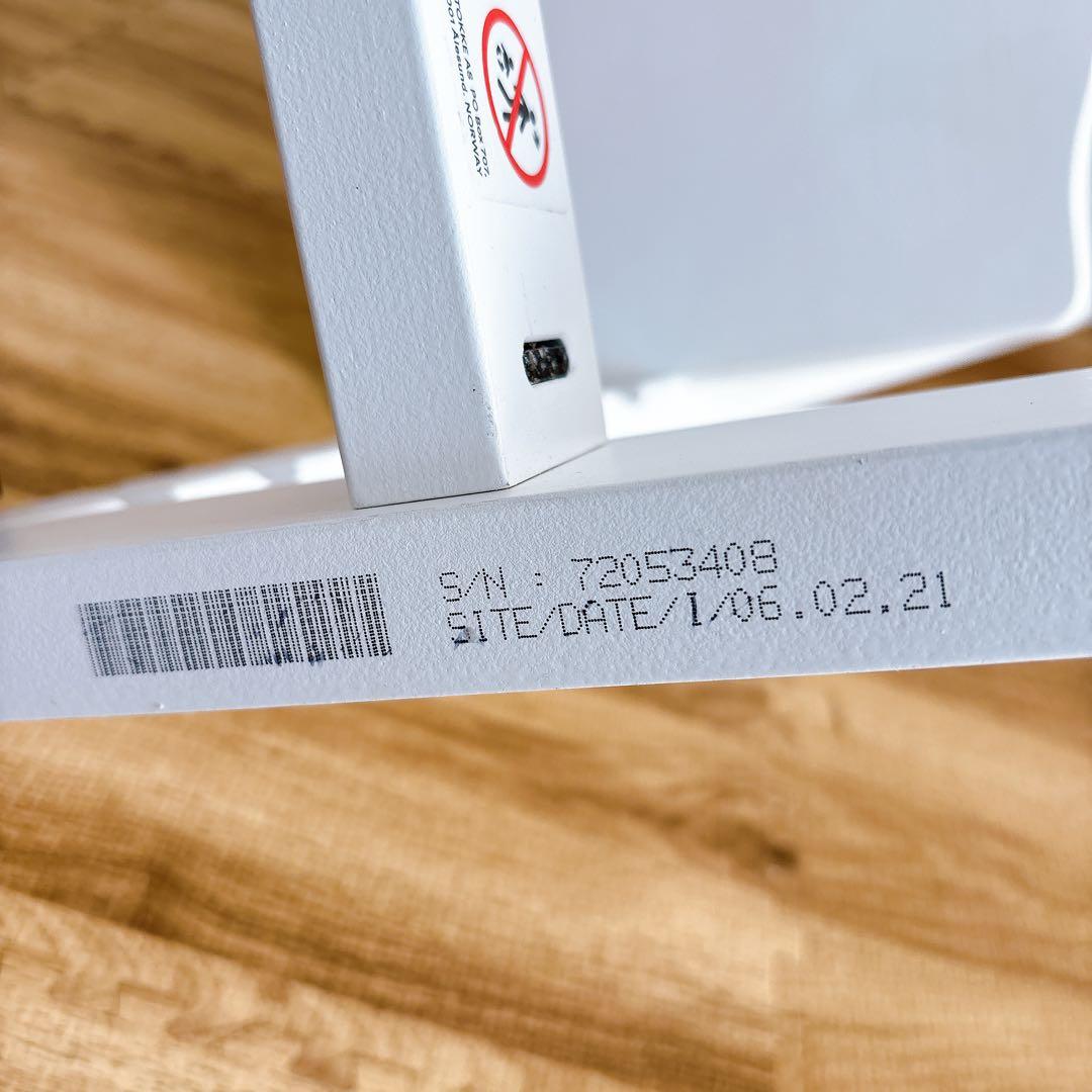 美品 ストッケ　ベビーセット トリップトラップ　ホワイト シリアルナンバー7