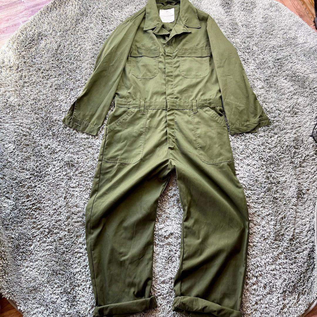 美品 アメリカ軍 空軍 エアフォース つなぎ ミリタリーツナギ 訳あり