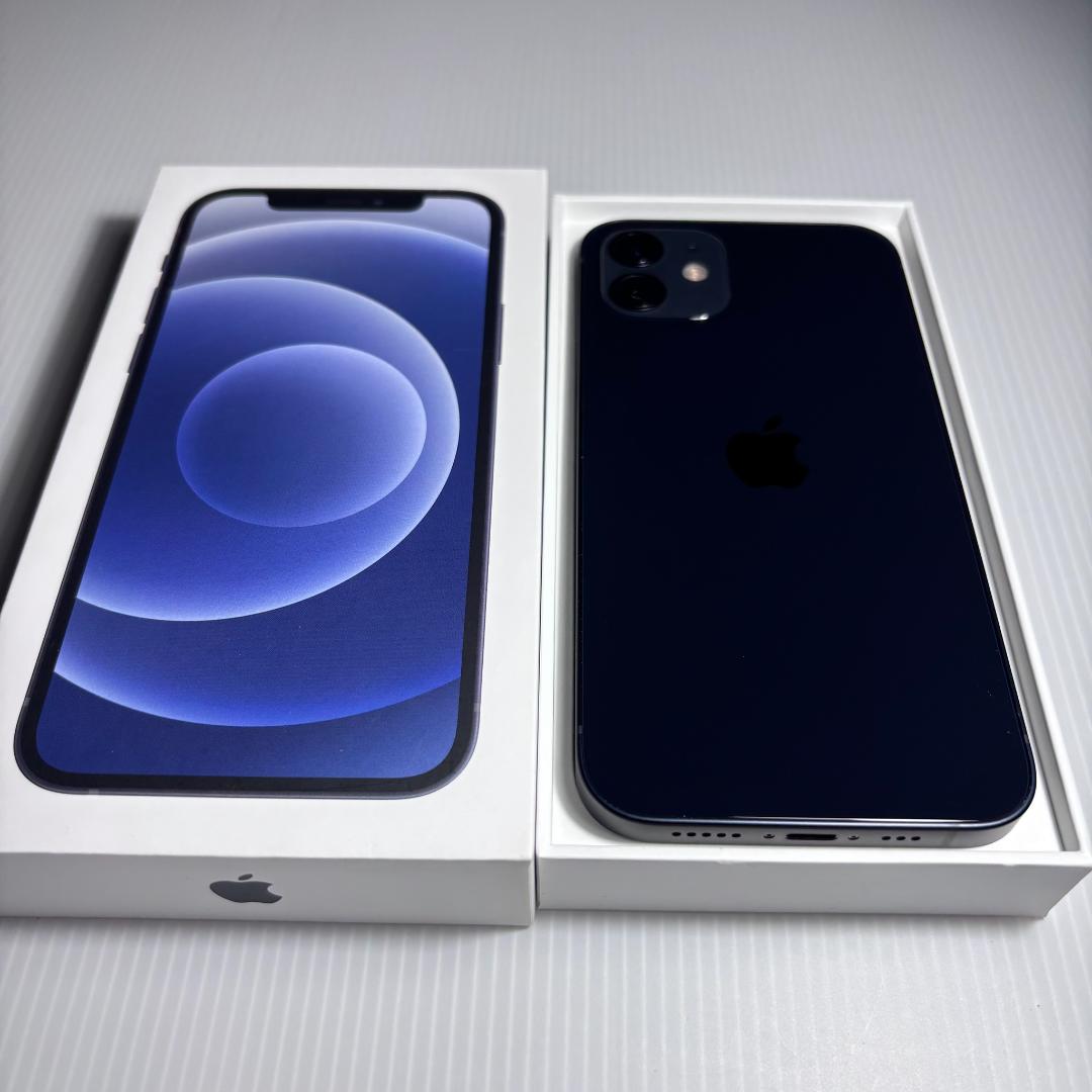 【即日出荷】極美品 iPhone12 64GB ブラック BT最大容量90%