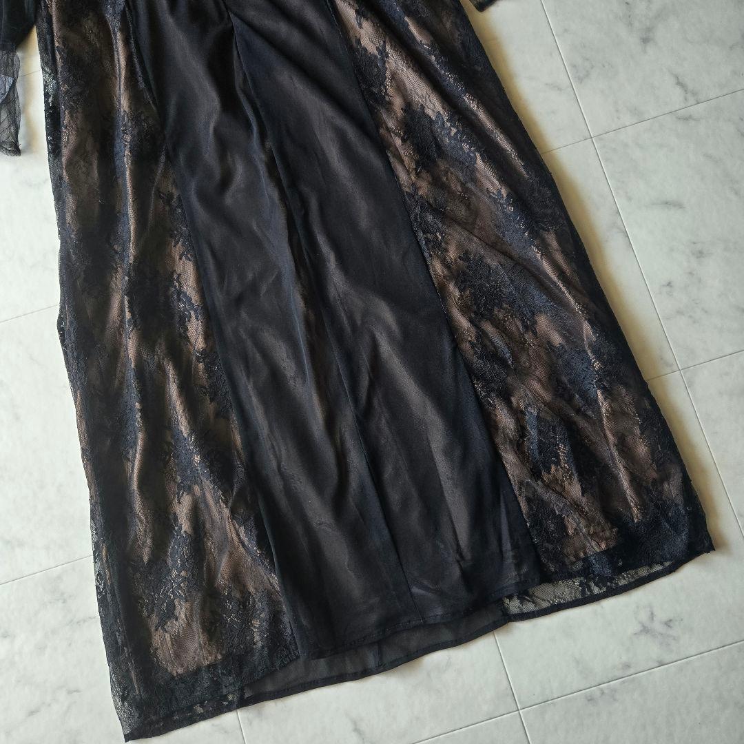 新品✨カラルス　パーティードレス　5L　オケージョン　ブラック　ブラウン　レース