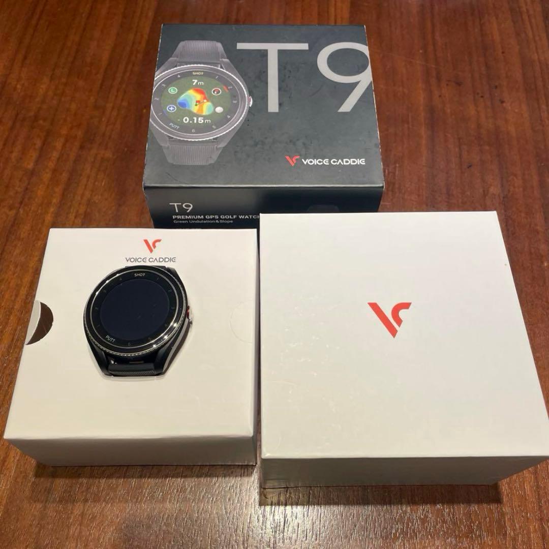 【美品】ボイスキャディ VOICE CADDIE T9 スマートゴルフウォッチ