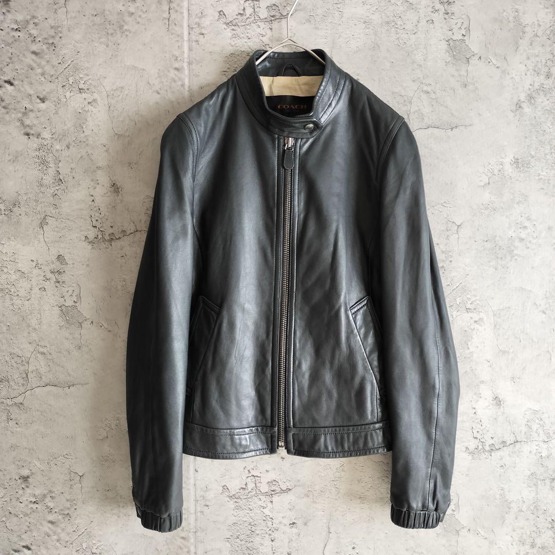 専用☆美品 希少サイズ COACH シープスキン シングルライダース XS
