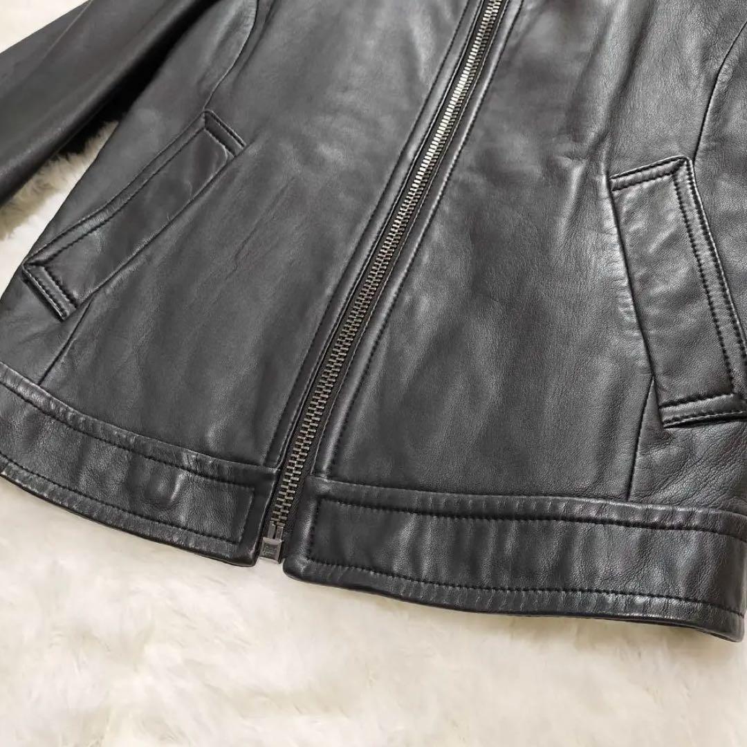 専用☆美品 希少サイズ COACH シープスキン シングルライダース XS