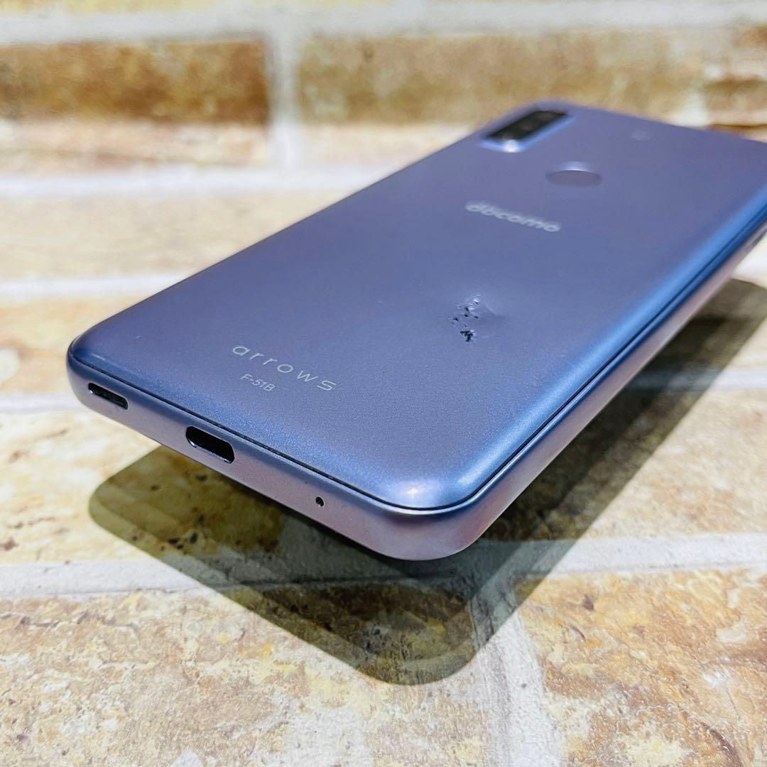 SIMフリー Fujitsu arrows We 64GB パープル 電池良好