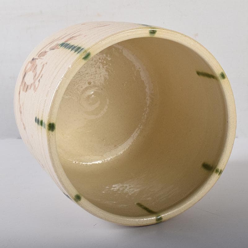 hiro　茶道具　弥七田織部　壱陶造　水指　共布共箱　V　R8707B