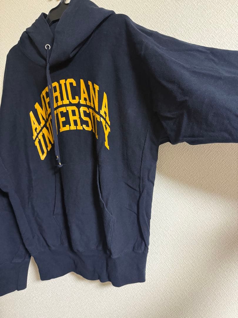 アメリカーナ ロゴオーバーパーカー　ネイビー