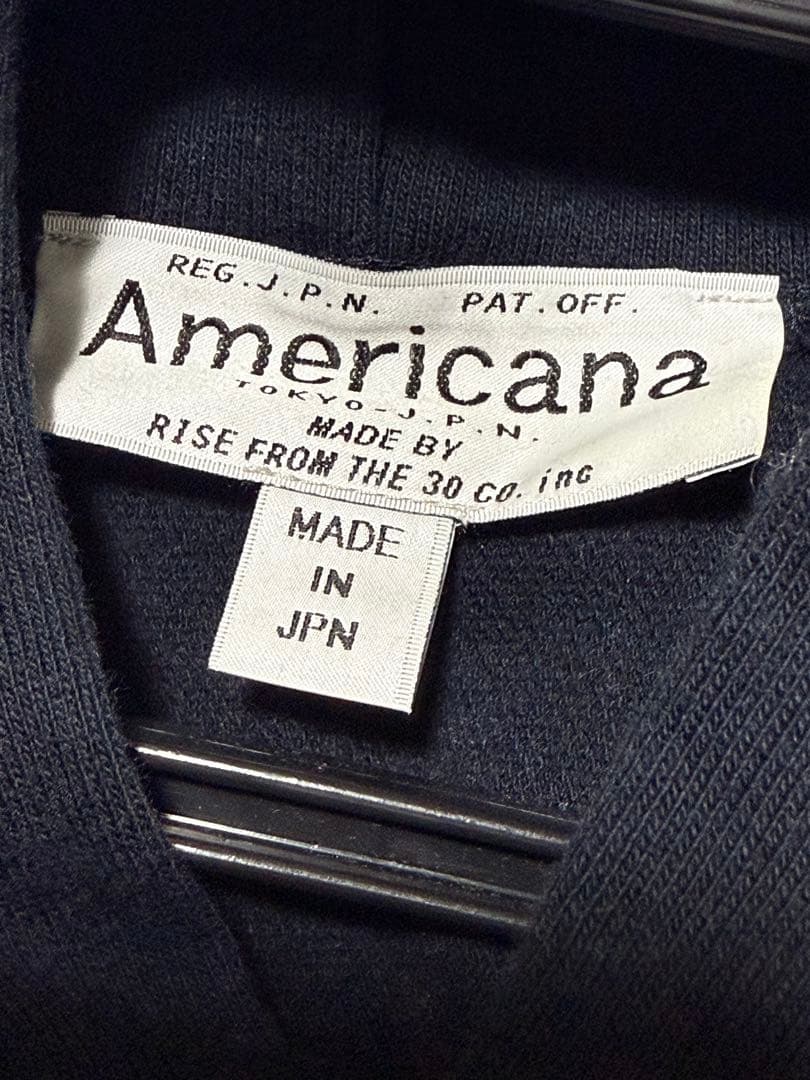 アメリカーナ ロゴオーバーパーカー　ネイビー