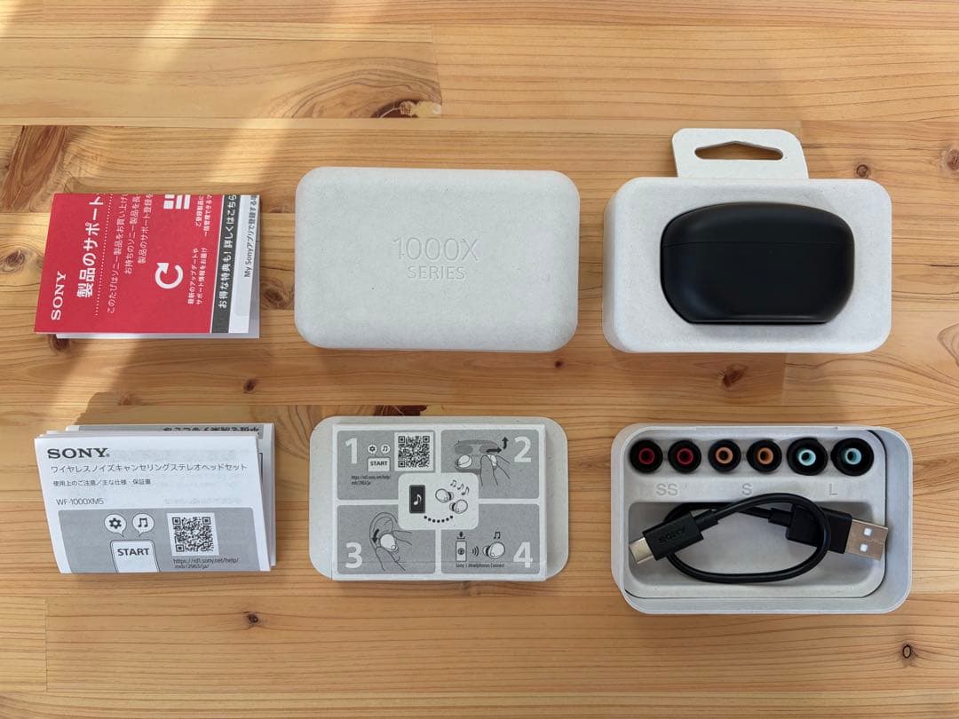 【ケース】SONY WF-1000XM5 ブラック ソニー ワイヤレスイヤホン
