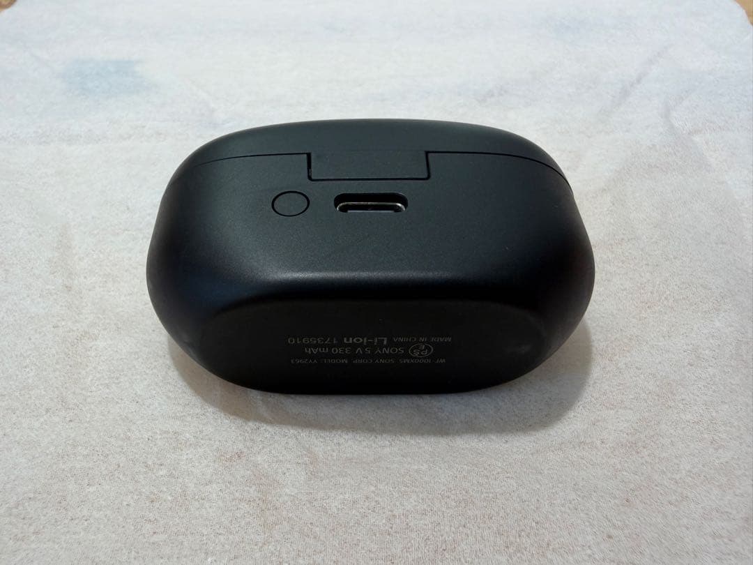 【ケース】SONY WF-1000XM5 ブラック ソニー ワイヤレスイヤホン