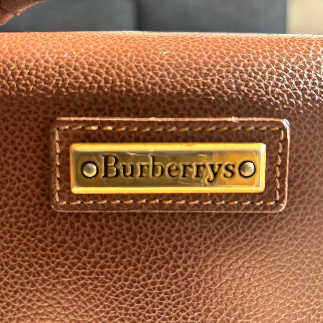 高級　Burberry ビジネスバック　男女共　茶系色