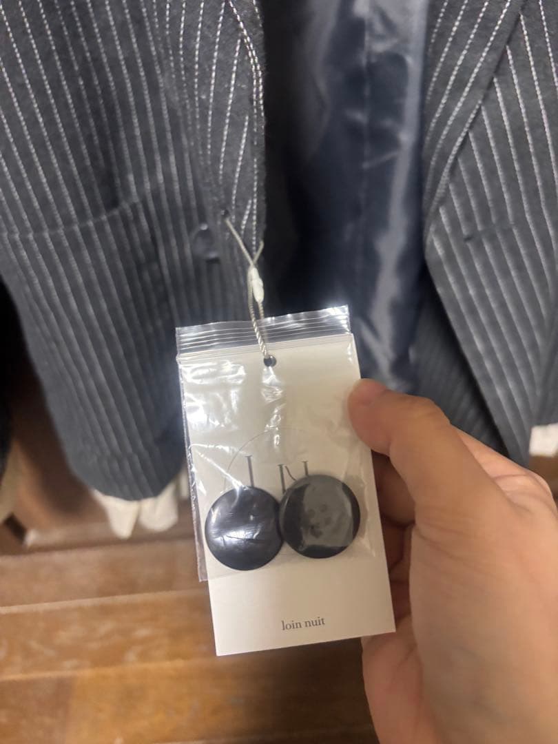 【新品未使用タグ付き】loin nuit ロワンニュイフリルレイヤードジャケット