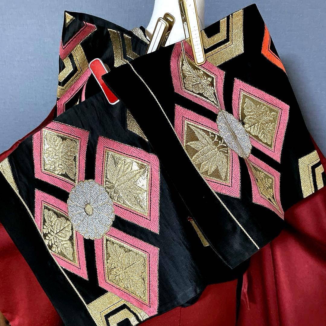 振袖フルセット　高身長　手描き友禅　コシノブランド　成人式振袖　振袖　裄丈68