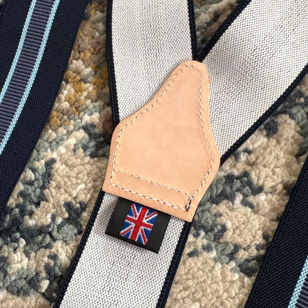  THURSTON / ストライプ サスペンダー 35mm