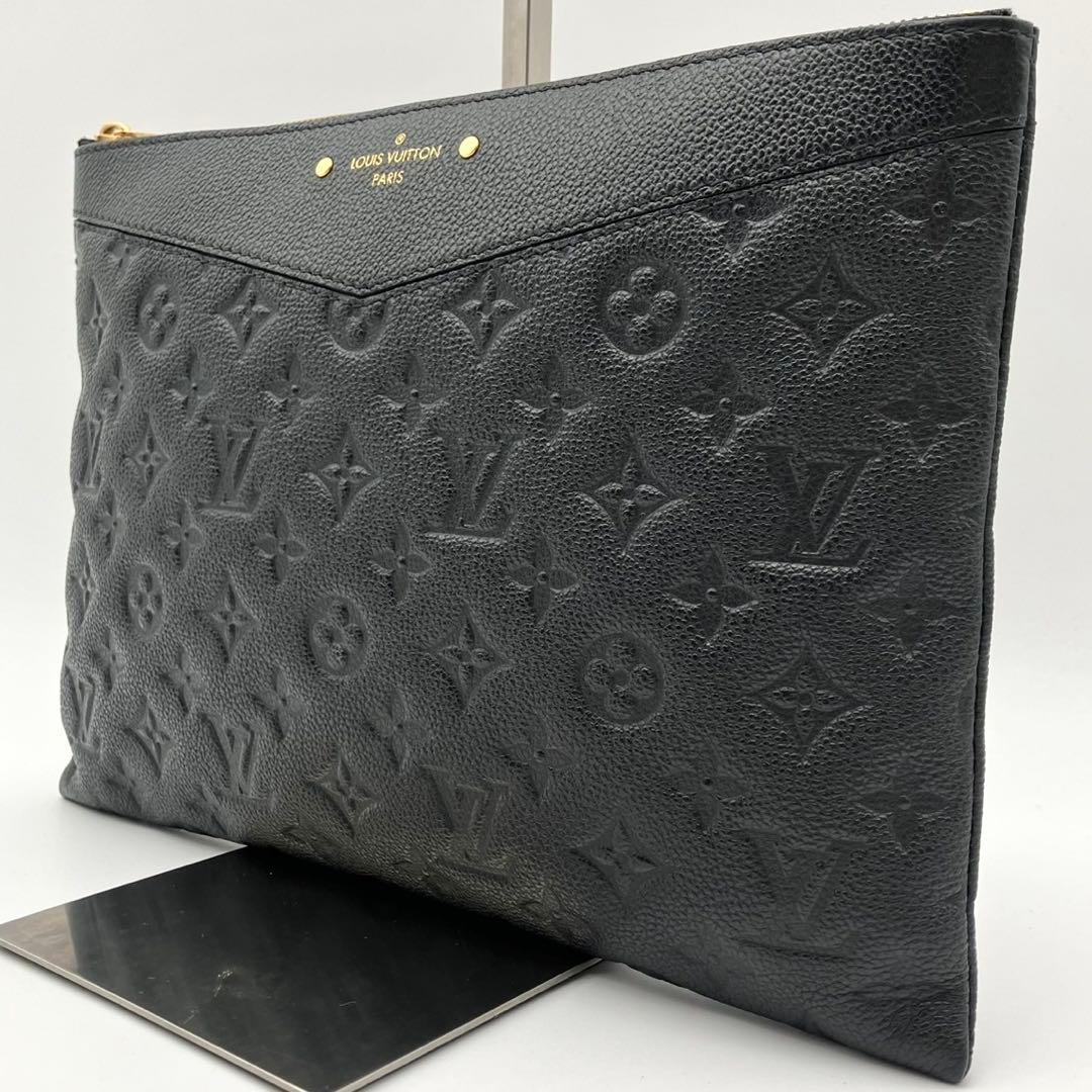 【極美品】ルイヴィトン　クラッチバッグ　デイリーポーチ　モノグラム　アンプラント
