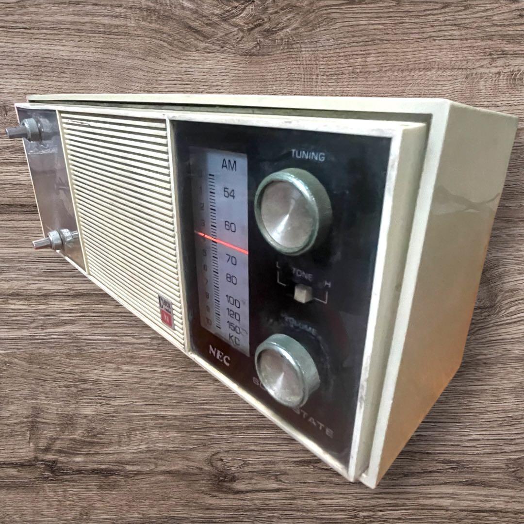 昭和レトロNEC 新日本電気６石トランジスターラジオNTC-6H78アンティーク