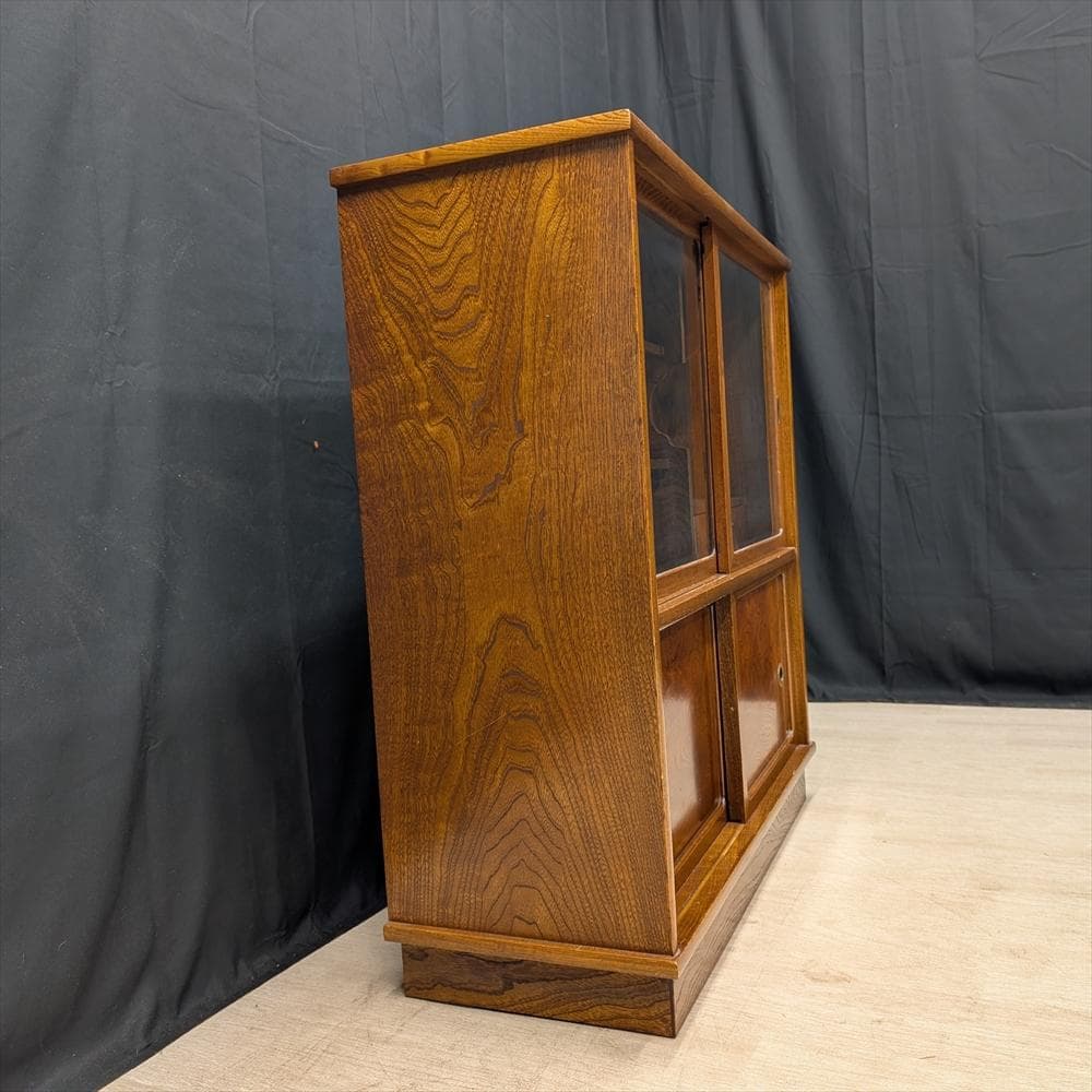 昭和レトロ　茶棚　茶箪笥　サイドボード　キャビネット　飾り棚　水屋　食器棚