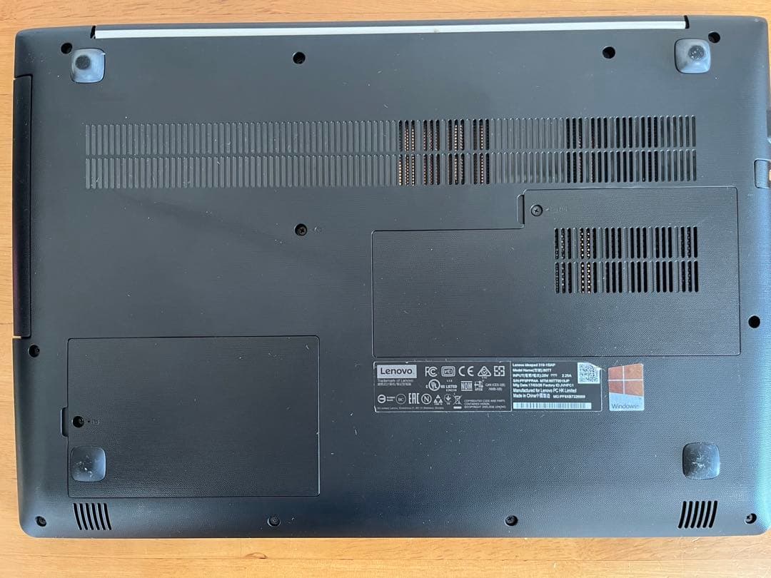 Lenovo L310-15AP Celeron N3350 15.6インチ