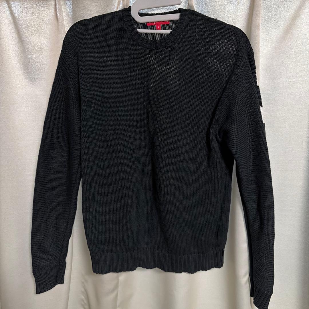 トップス supreme back logo sweater Black S