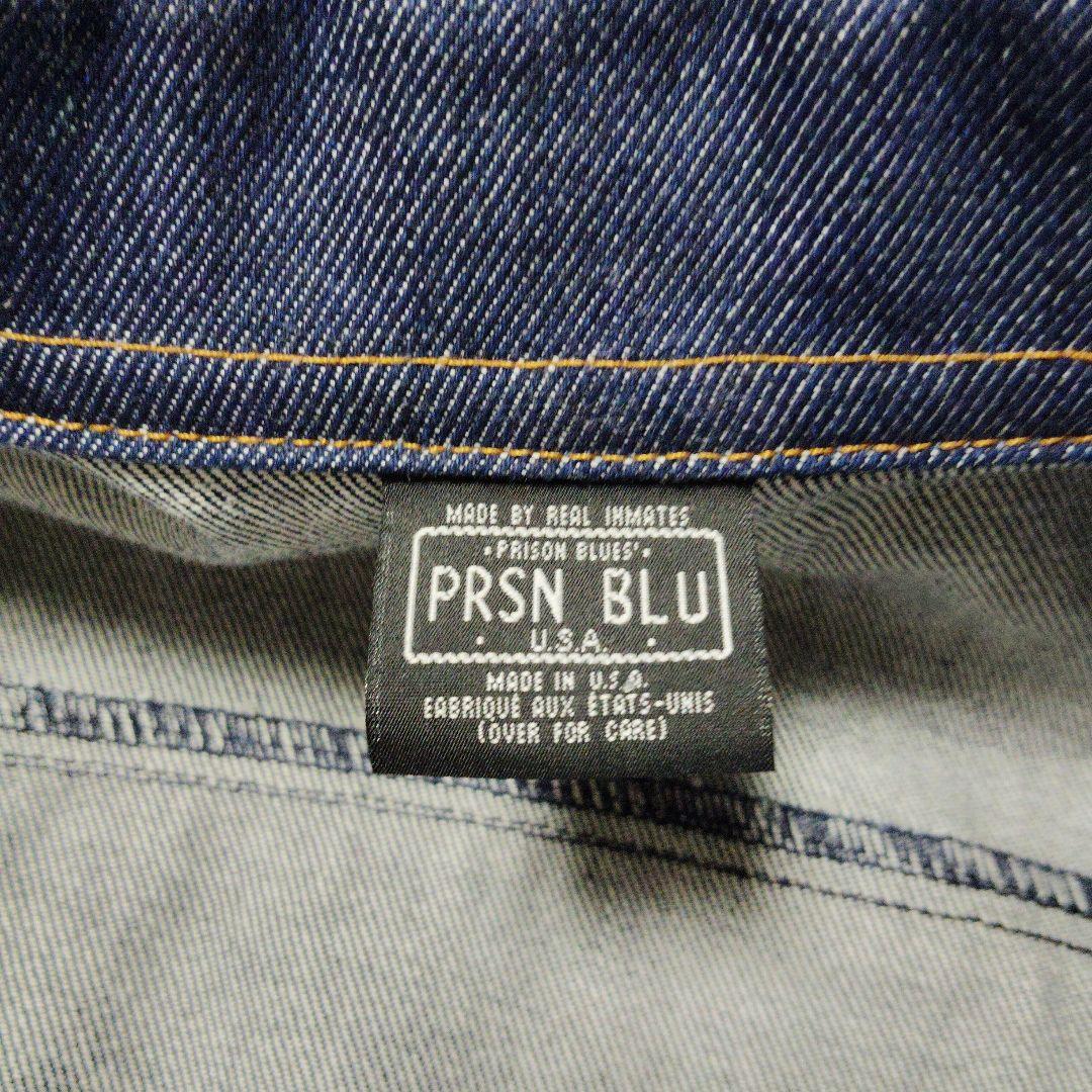 プリズンブルースデニムウェスタンジャケットXL
