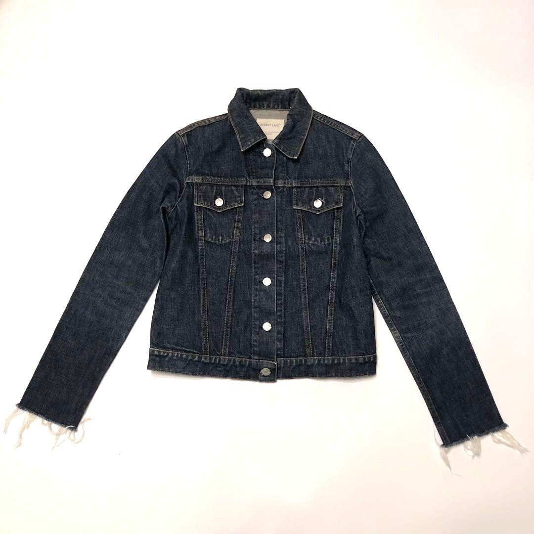 ★希少レア★ヘルムートラング デニムジャケット カットオフ 38 M 99