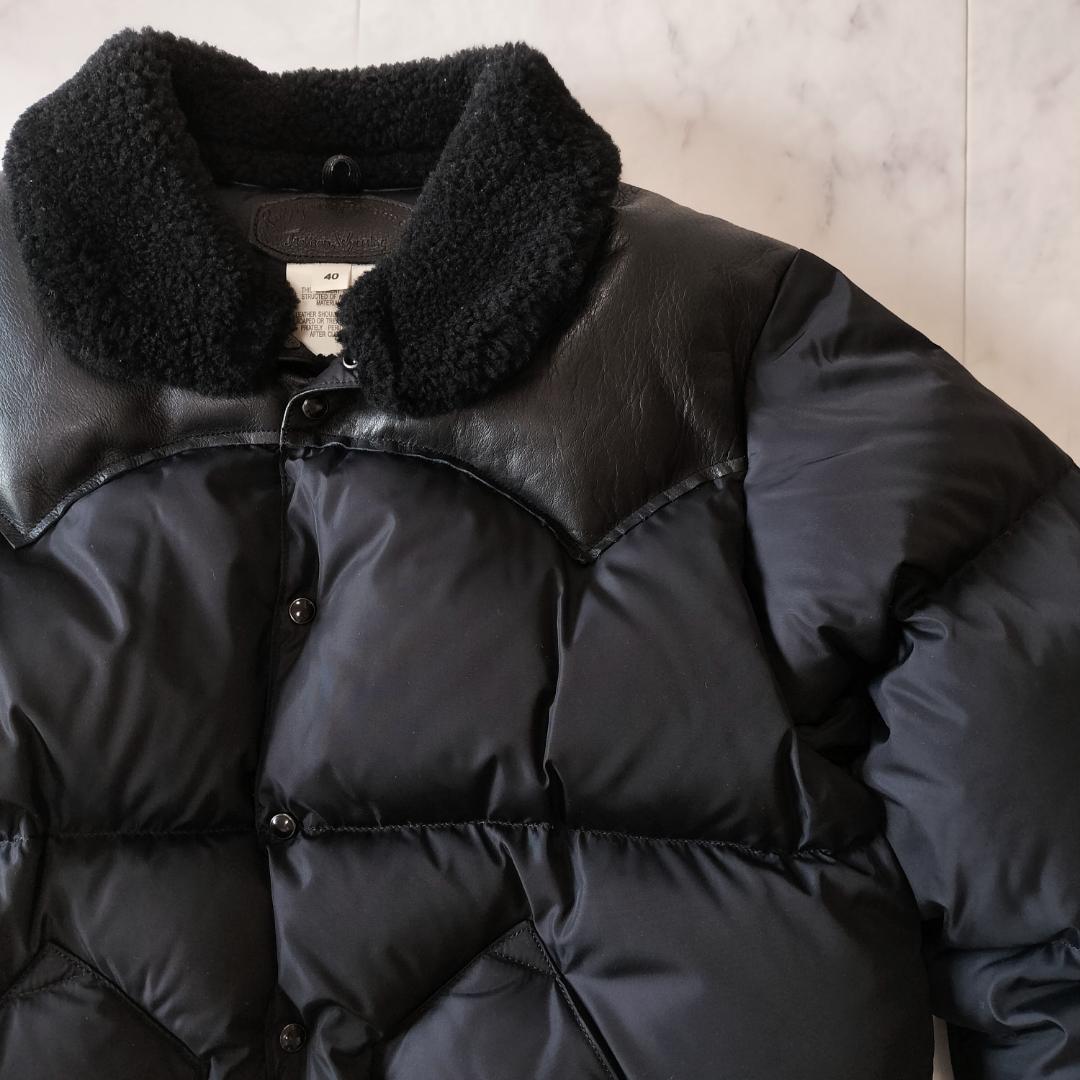 ロッキーマウンテンフェザーベッド クリスティジャケット 40 L ブラック 牛革