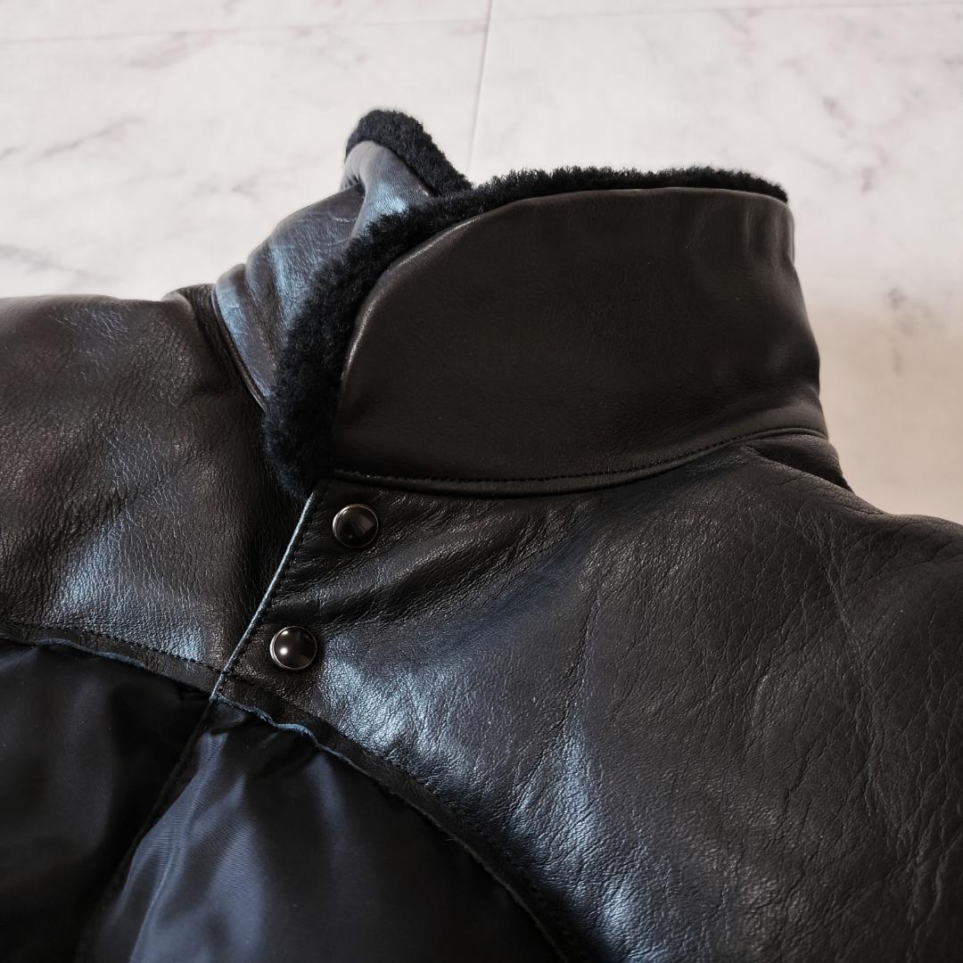 ロッキーマウンテンフェザーベッド クリスティジャケット 40 L ブラック 牛革