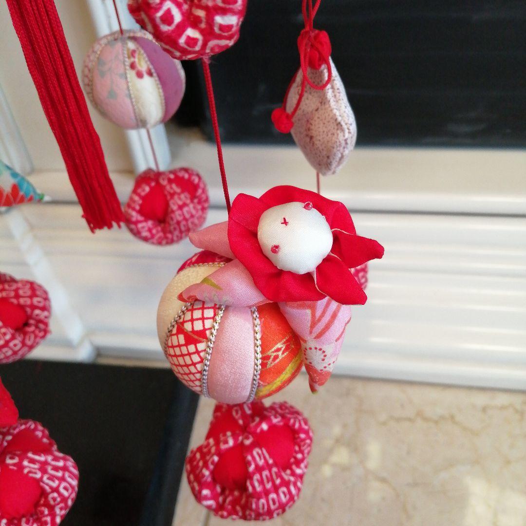 吊るし雛　吊るし飾り　ちりめん細工　　下げもん　ひな祭り