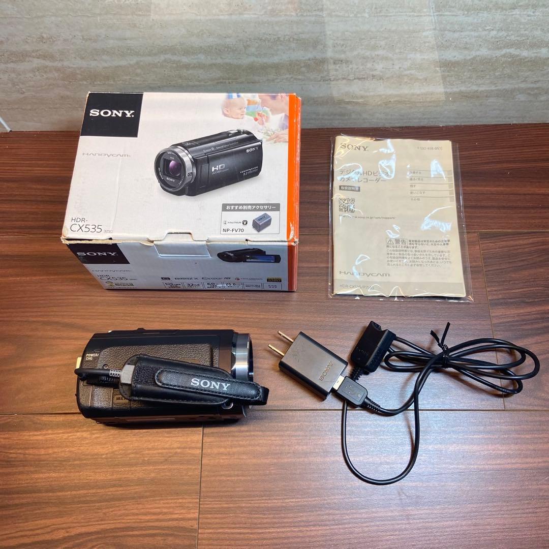 SONY HDR-CX535 ビデオカメラ ほぼ新品 5636
