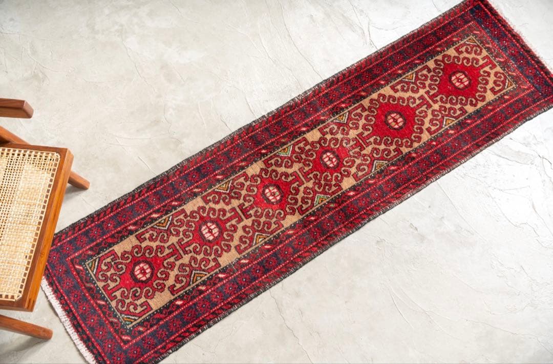 ヴィンテージ ペルシャ絨毯 1940 x 550mm 1980s VINTAGE