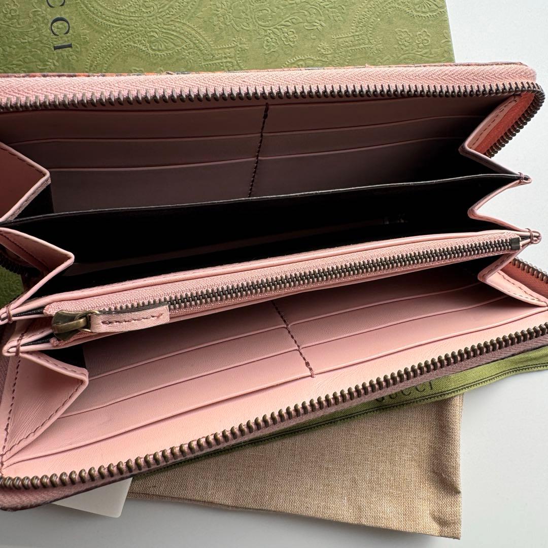 【極上美品】 GUCCI グッチ ラウンドファスナー 長財布 パイソン