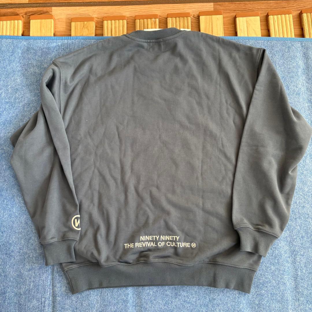 【Hb】【新品に近い！】9090 スウェット スモークブルー Lサイズ