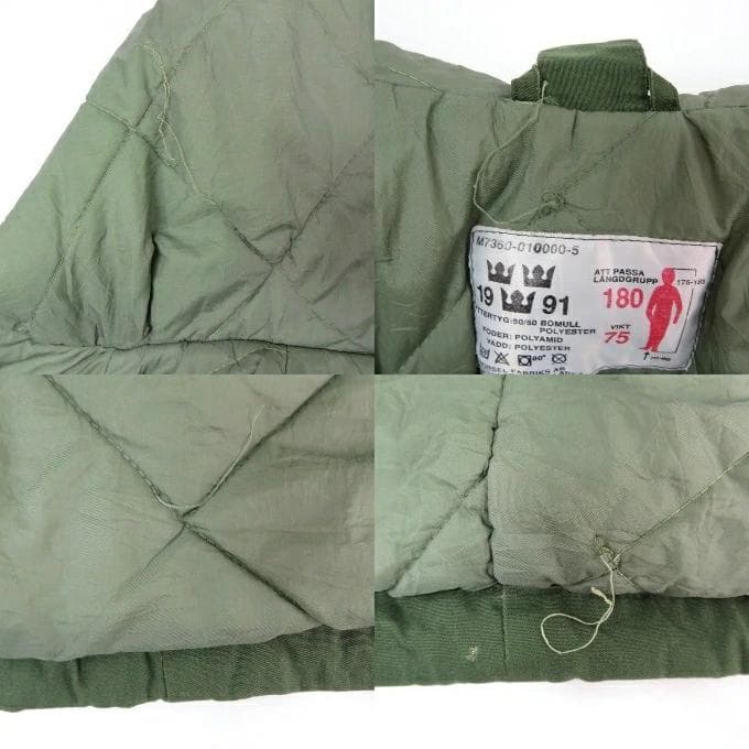 スウェーデン軍 M-90 前期型 コールドウェザーパーカー