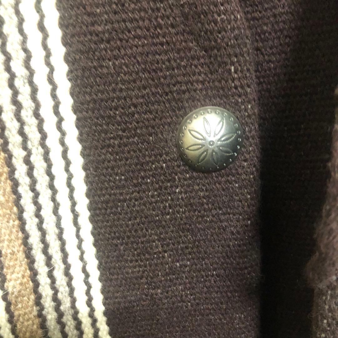 希少 TRUJILLO'S トルフィリオス チマヨ ウールベスト サイズL 茶