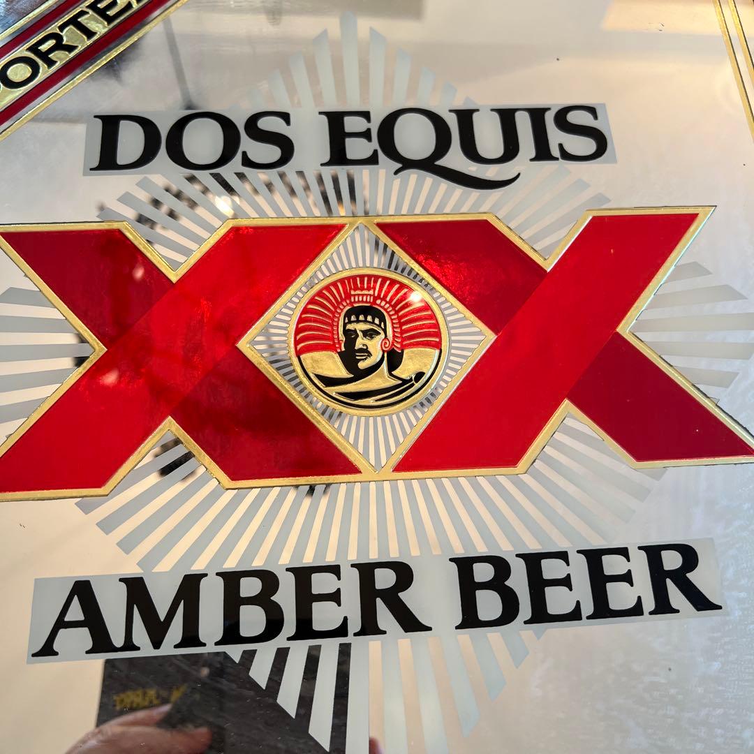 米国ヴィンテージDos Equis Amber Beer サイン