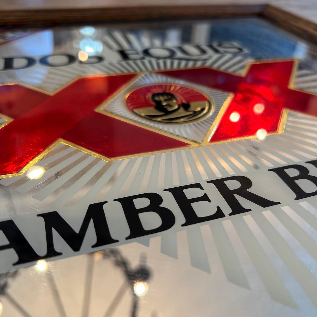 米国ヴィンテージDos Equis Amber Beer サイン