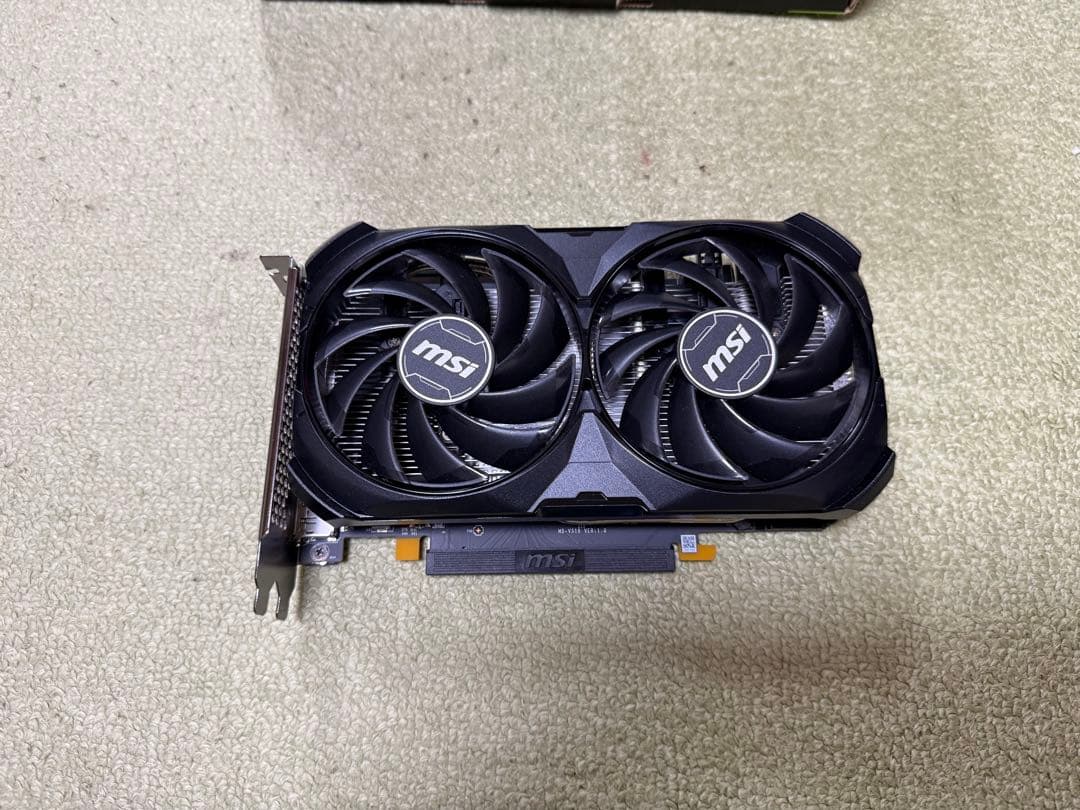 グラフィックボード・グラボ・ビデオカード MSI GEFORCE RTX 4060 VENTUS BLACK 2X
