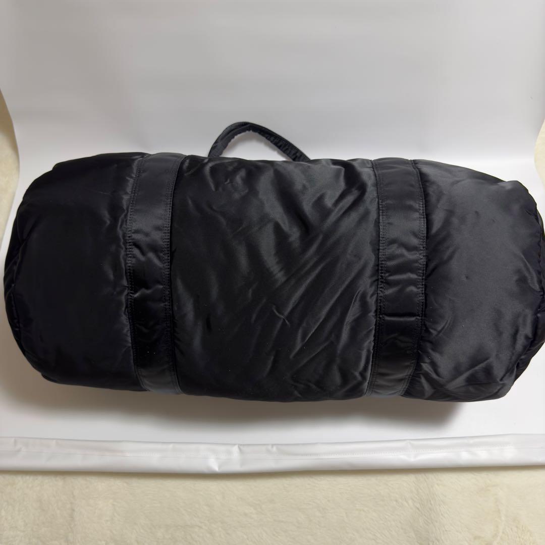 極美品ポータータンカー　2wayダッフルバッグ　ブラック　旅行カバン