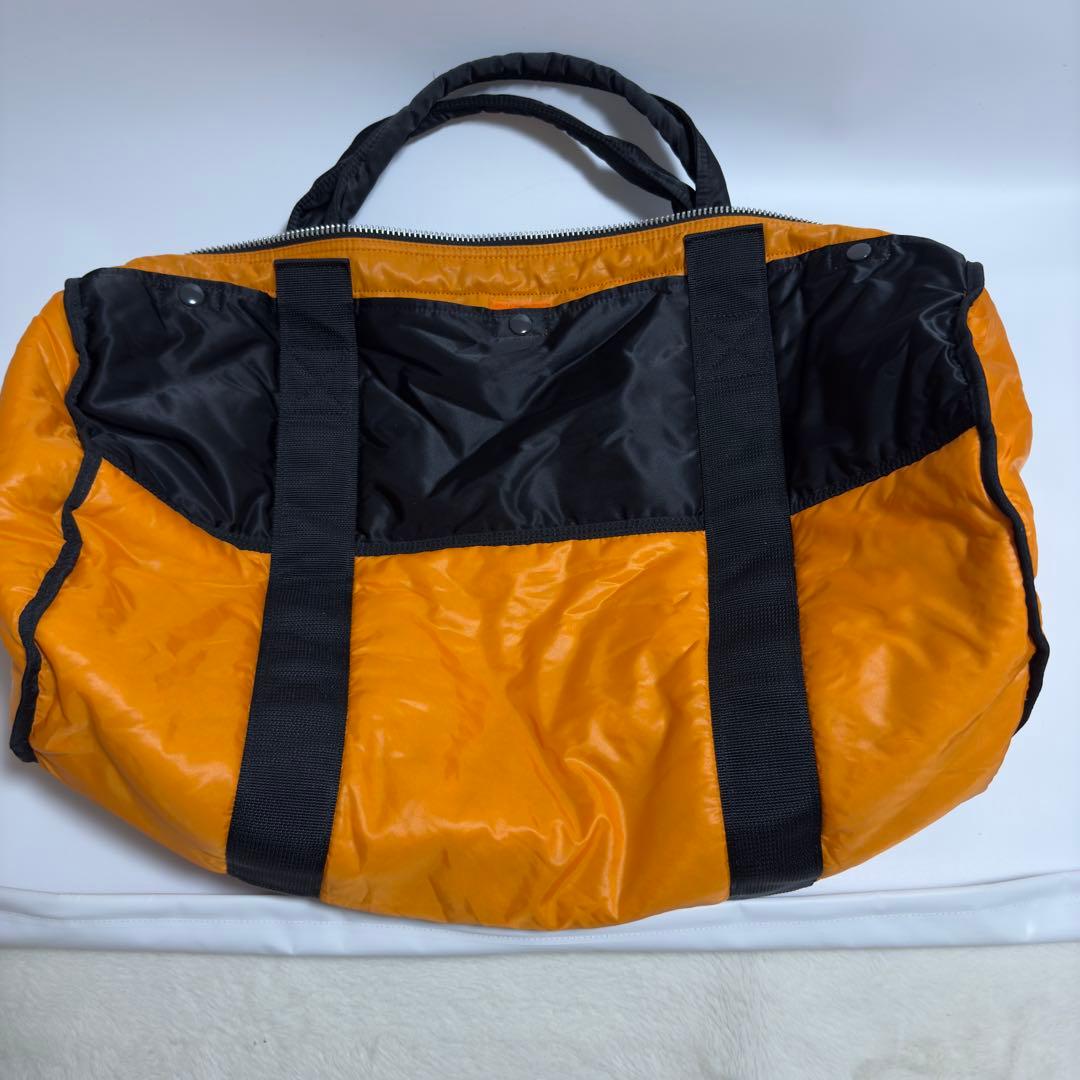 極美品ポータータンカー　2wayダッフルバッグ　ブラック　旅行カバン