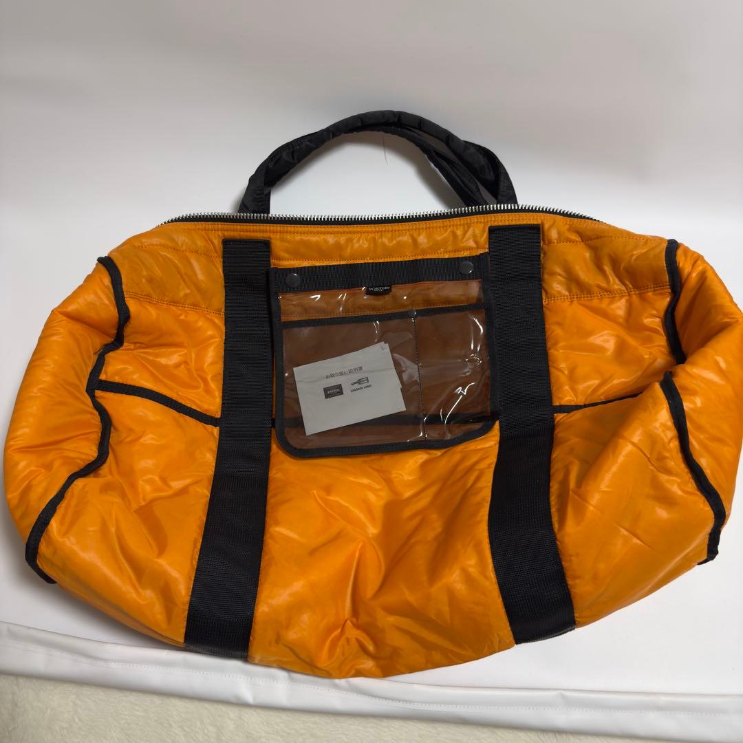 極美品ポータータンカー　2wayダッフルバッグ　ブラック　旅行カバン