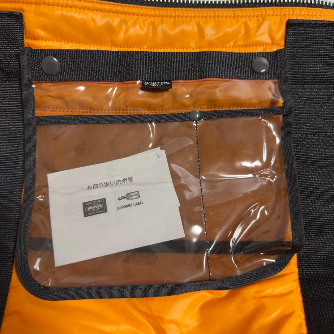 極美品ポータータンカー　2wayダッフルバッグ　ブラック　旅行カバン