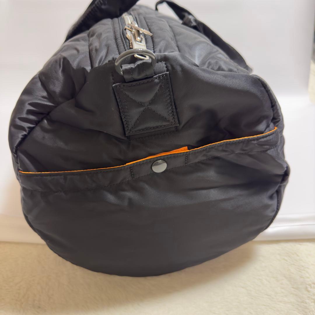 極美品ポータータンカー　2wayダッフルバッグ　ブラック　旅行カバン