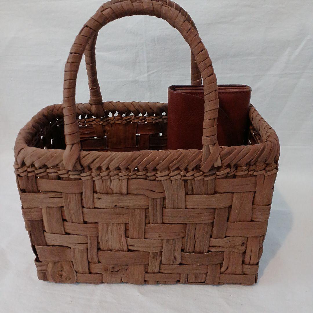 小さい国産山葡萄かご　太ひご