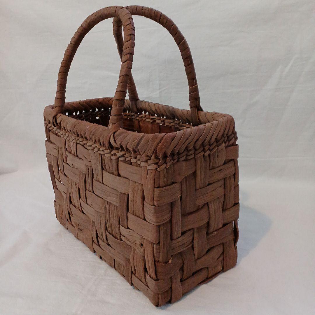 小さい国産山葡萄かご　太ひご