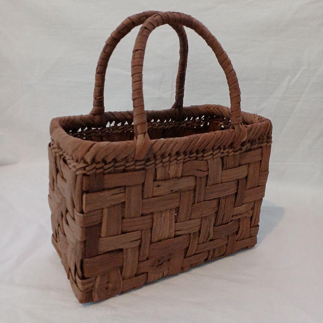 小さい国産山葡萄かご　太ひご