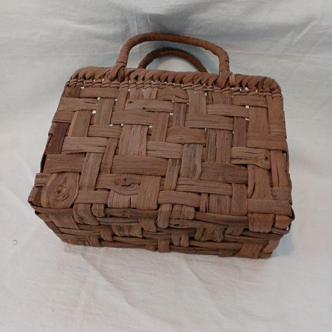 小さい国産山葡萄かご　太ひご