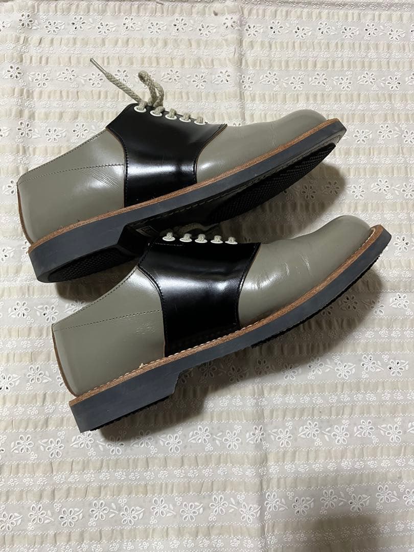 リーガル　サドルシューズ　グレー×黒　24cm