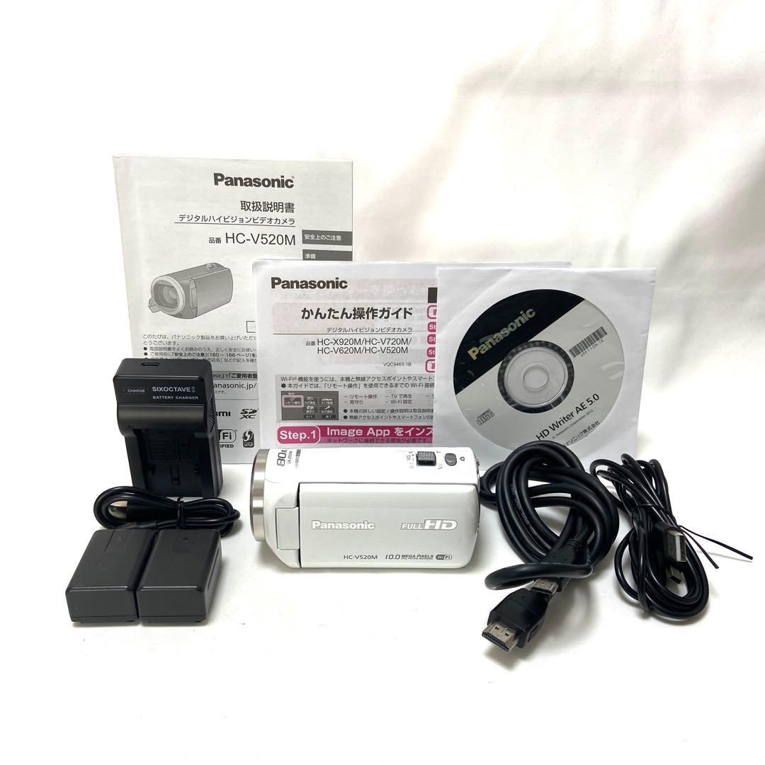 Panasonic HC-V520M ビデオカメラ フルHD 動作品