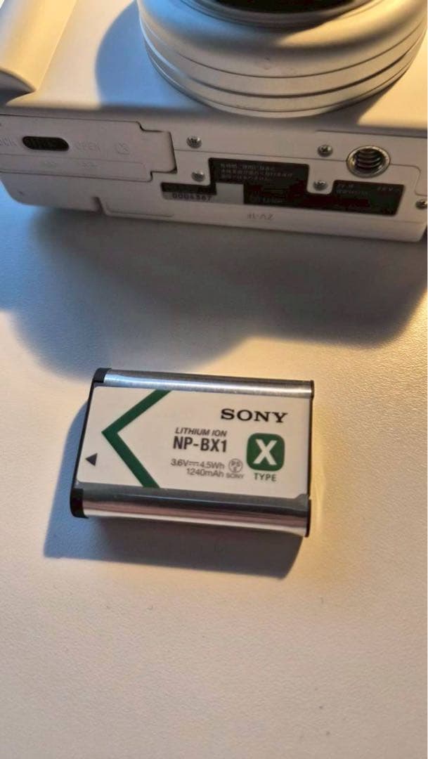 【新品】SONY ZV-1F (W)本体　箱付き